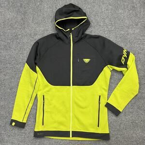 Dynafit Polartec Jacket Mens Medium Hooded Full Zip Athletic Outdoor Performance